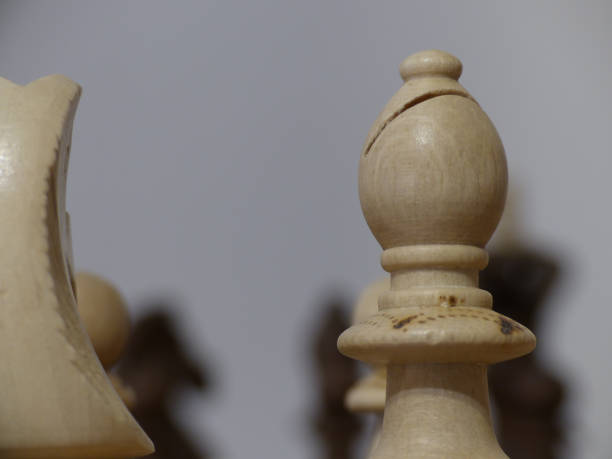 istock Chess - Strategy and tactics game - Set of pieces and checkerboard (King - Queen - Bishop - Knight - Rook - Pawn) 1439552271