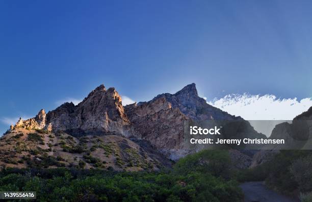 Kyhv Peak Formerly Squaw Peakview From Hiking Path Wasatch Rocky Mountains Provo Utah United States Stock Photo - Download Image Now