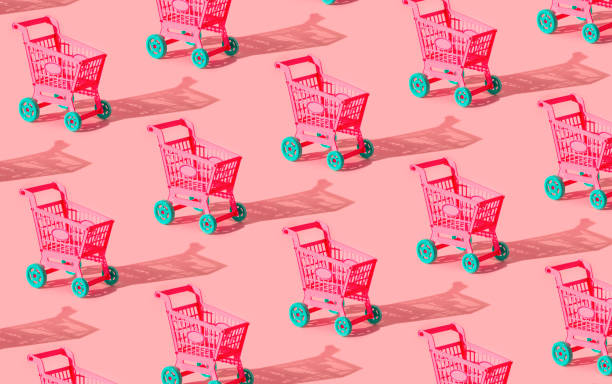istock Shopping cart repetition 1439556529