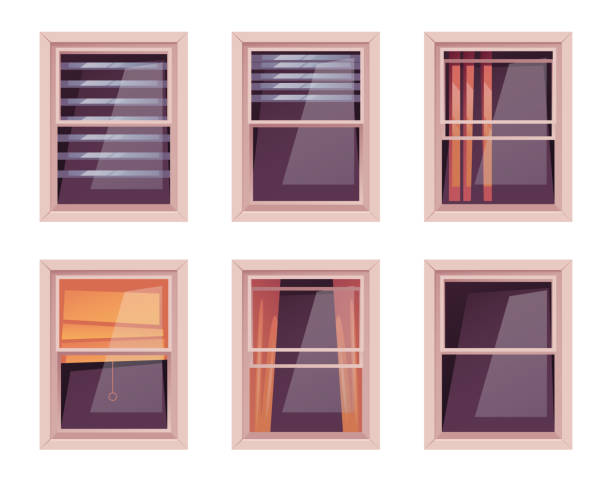Closing Blinds Window Illustrations, Royalty-Free Vector Graphics ...