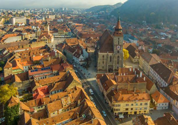 istock Brasov old town in autumn 1439564634
