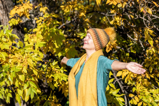 istock Grandma enjoys the park 1439576527