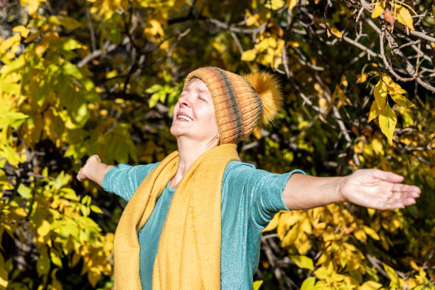 istock Grandma enjoys the park 1439576707