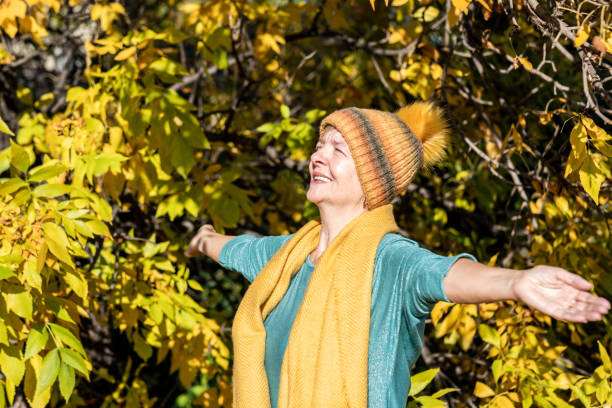istock Grandma enjoys the park 1439576821