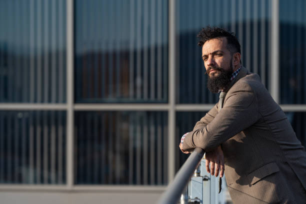 istock Portrait of a successful businessman 1439580186