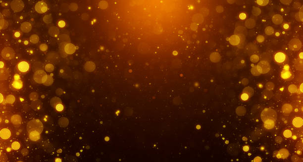 istock abstract festive red background with golden particles and a place for text 1439580442