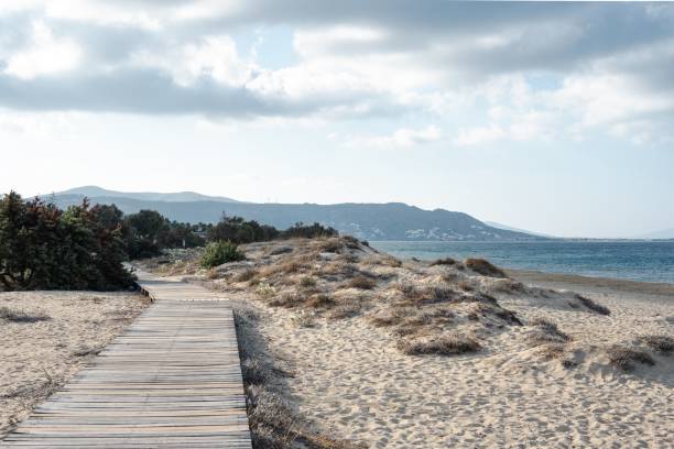 Plaka beach at Naxos island