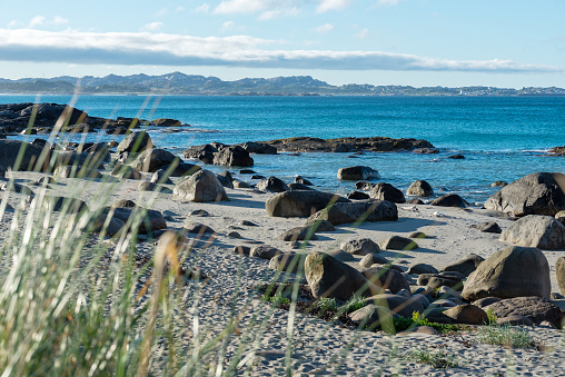 Brusand beach south of Stavanger, Norway. One of the sand beaches on the west coast in the southern part of Norway
