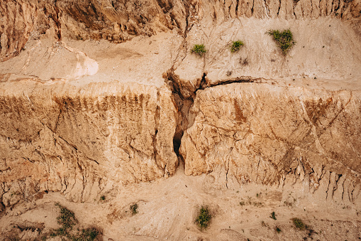 Area desertified by deforestation in Brazil