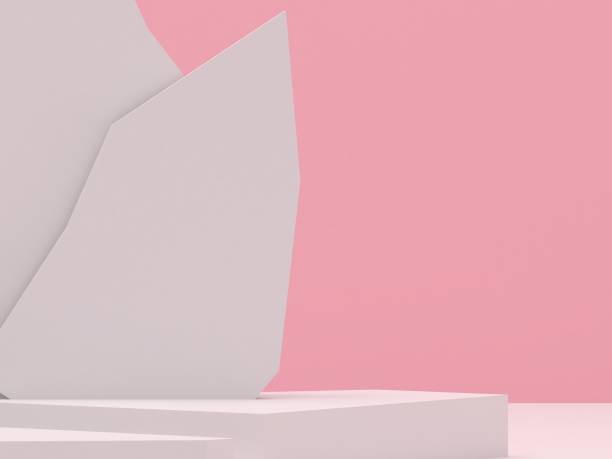 istock white stone podium products display minimal mockup 1439622111