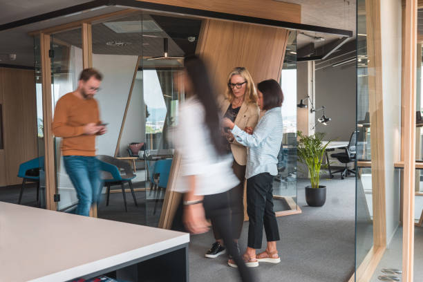 istock Diverse Small Group Of People Working In A Multinational Company 1439628046