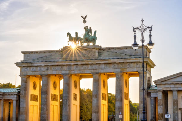 istock The famous Brandenburg Gate in Berlin 1439668240
