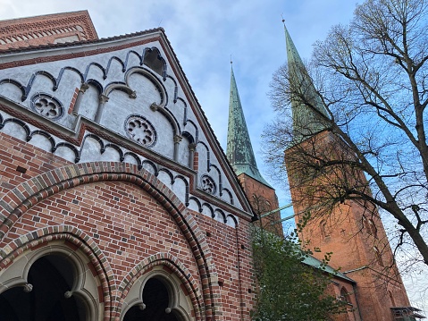 At the cathedral in Lübeck