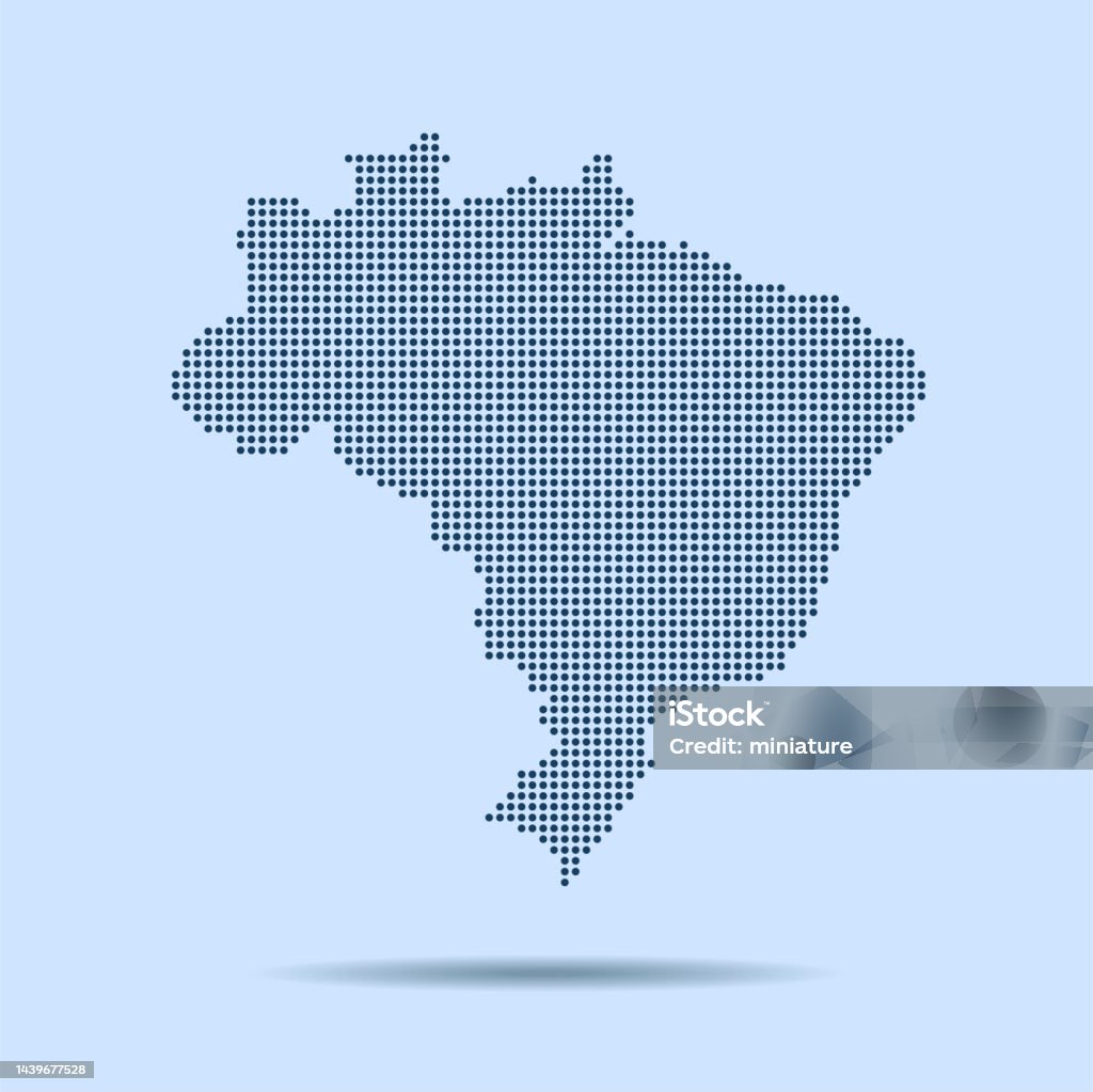 Brazil Map Vector Icon Brazil Map Stock Illustration - Download Image Now - Backgrounds ...