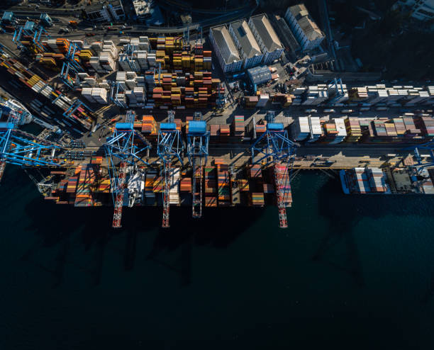 istock Port with boats in the Chilean 1439678081