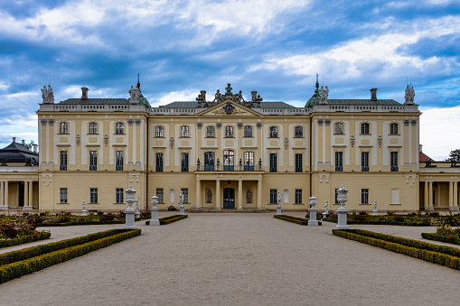 Bialystok, Podlasie, Poland - September 23, 2022: Branicki Palace in Bialystok