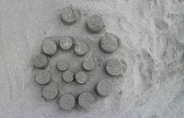 istock Sand spiral outdoor on the beach 1439680168