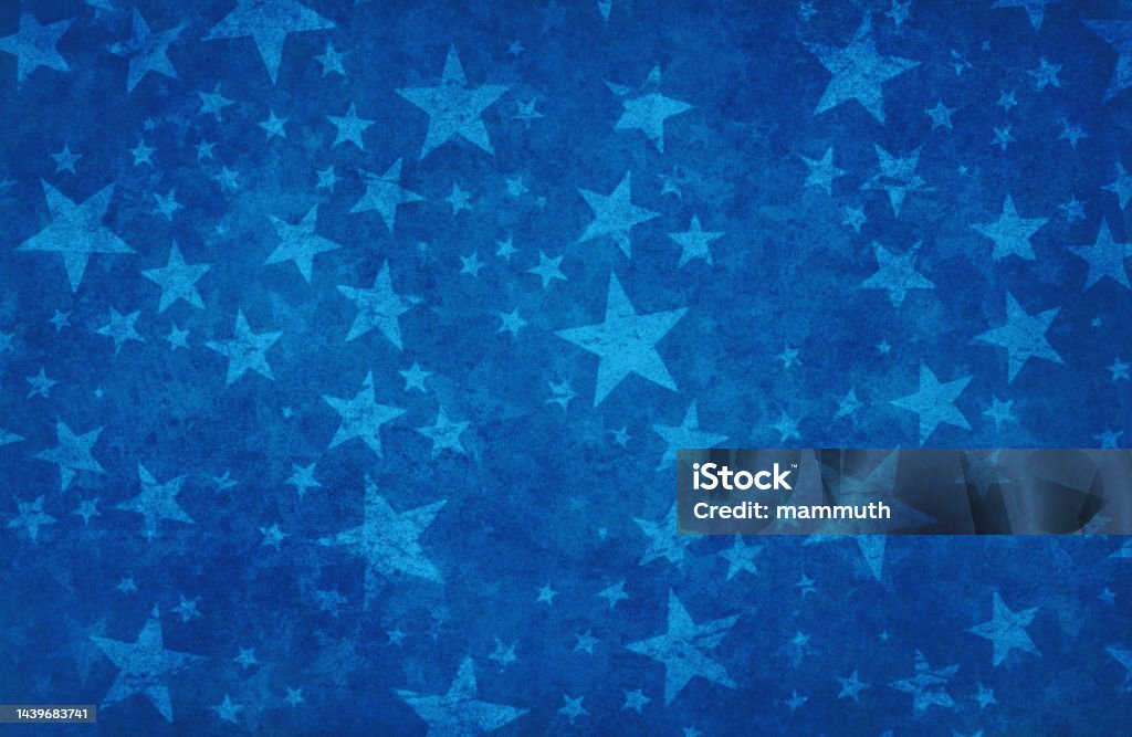 Grunge background with stars Grunge starfield Star Shape Stock Photo