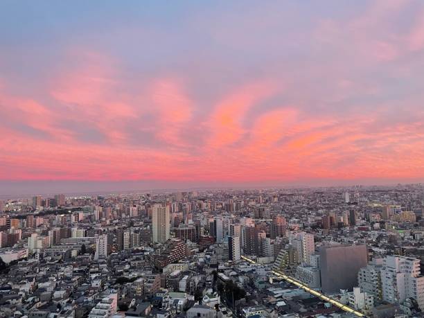 istock Amber Sky at Tokyo 1439684538