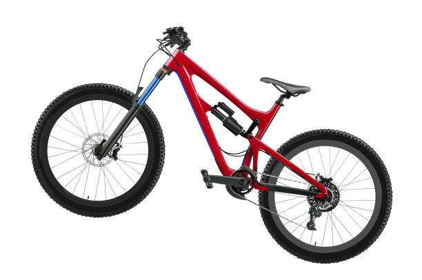 istock New bicycle isolated on a white background 1439685214