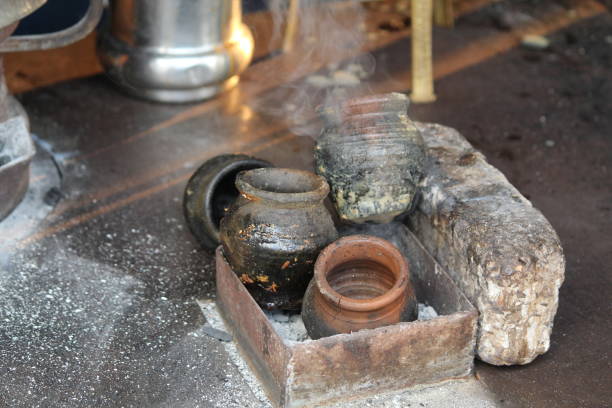 Chinese rice wine container in Wuzhen, China