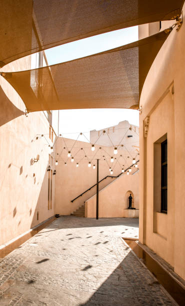 istock Selective focus on Light bulbs, Katara Cultural village, Doha, Qatar 1439696726