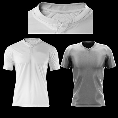 collection of white t-shirts on black and black t-shirts on white all shirts have clipping paths