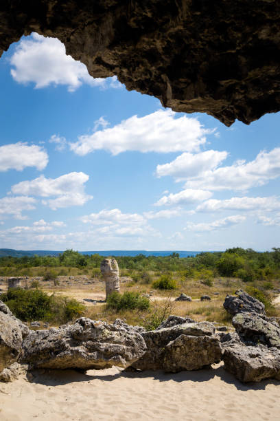 Stone desert landscape in Bulgaria