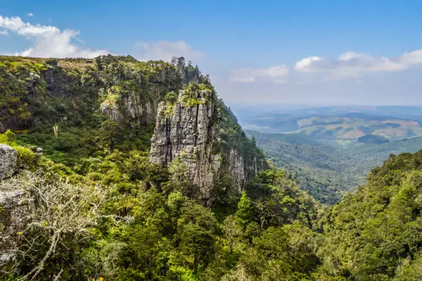 The Pinnacle rock a very tall quartzite rock in Graskop Mpumalanga South Africa