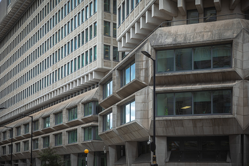 London brutal architecture, Ministry of Justice\nClose up
