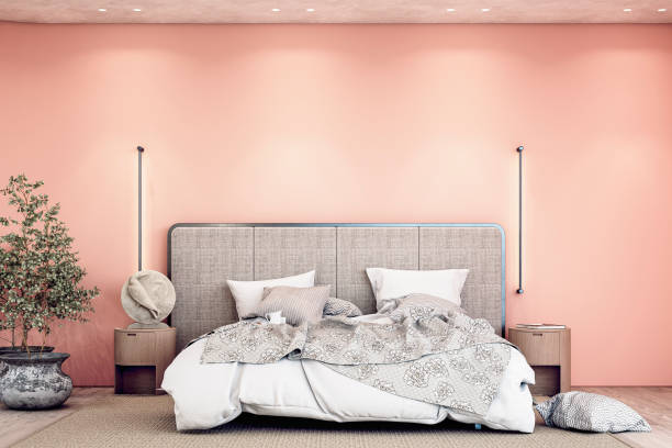 istock Luxury bedroom with decoration and copy space 1439713808