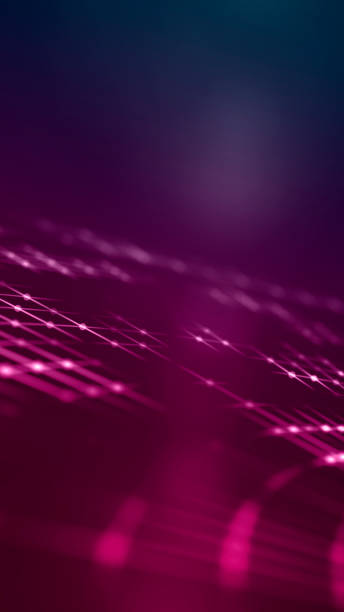 istock Technology background with connecting lines and dots. Metaverse, networks, virtual events. 1439722837