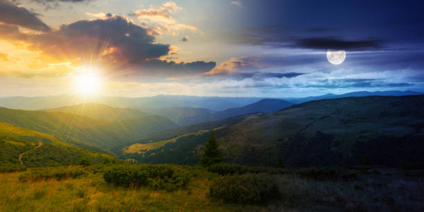 istock view in to the mountain valley at twilight 1439730982
