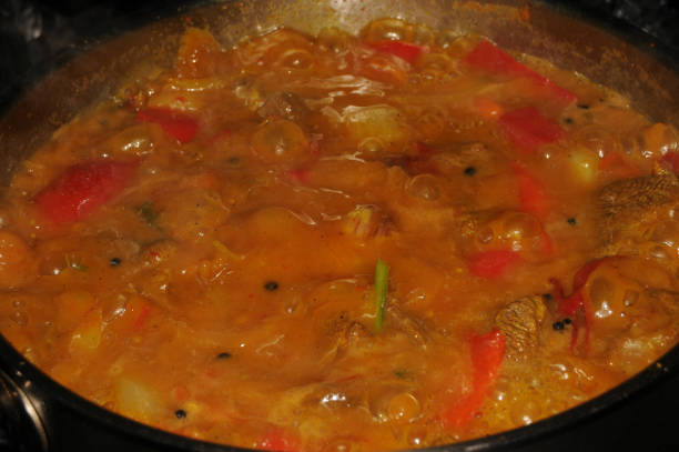 istock Preparation of a nutritious stew of braised beef. 1439731117