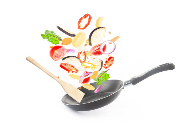 istock Set of vegetables for cooking italian vegetable stew - culinary concept 1439750129