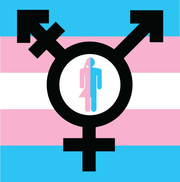 ilustrações, clipart, desenhos animados e ícones de transexual símbolo - trans