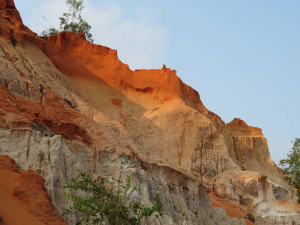 istock Fairy stream. as if on Mars.  red sand, rocks. Before COVID-19 1439753866