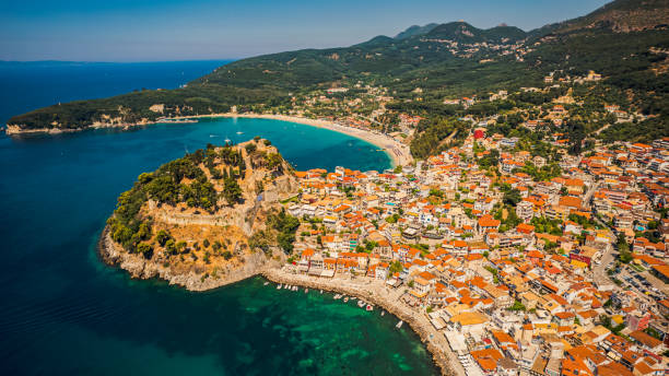 istock Aerial view of Parga Greece 1439761445
