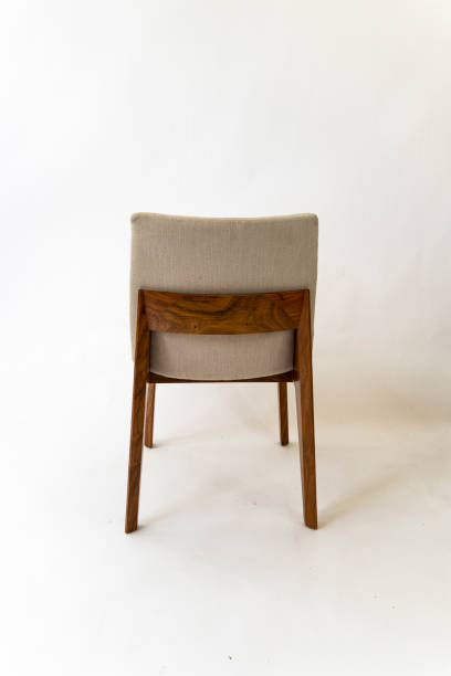 istock modern wooden chair with fabric on white background, mexico 1439766736