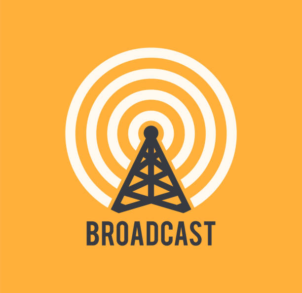 Transmitter Antenna Signal Icon Vector Illustration