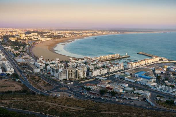 istock High view of the Agadir seacost 1439770647