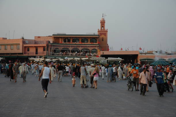 istock Famous night market Marrakech. Morocco 1439771858