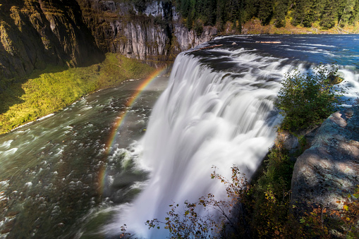 upper Myra Falls in Strathcona Provincial Park (Vancouver Island), Canada