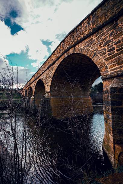 istock Vertical shot of the Tasmania Bridge 1439773230