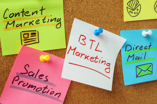 istock Pinned sticks about Below The Line BTL Marketing. 1439773659