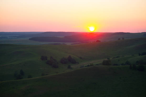 istock Sunset over the hills 1439777356