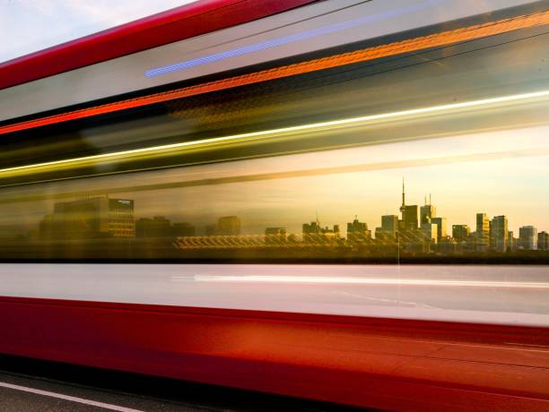 istock Blurred fast moving train in the station 1439782703