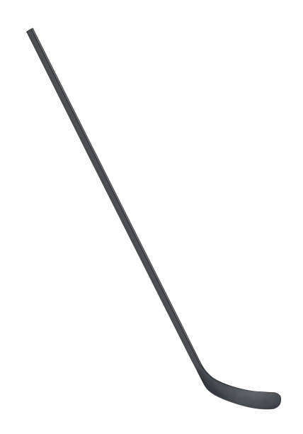 istock Ice hockey stick isolated on white 1439782822