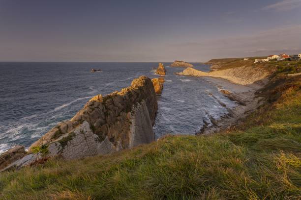 istock Beautiful bay of Costa Quebrada, Cantabria, Spain 1439783224