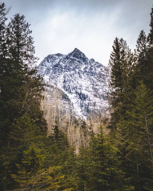 The Mission Mountains are a mountain range in the Rocky Mountains in northwestern Montana.  They are so named because of the Jesuit St. Ignatius Mission in the Mission Valley of Montana.